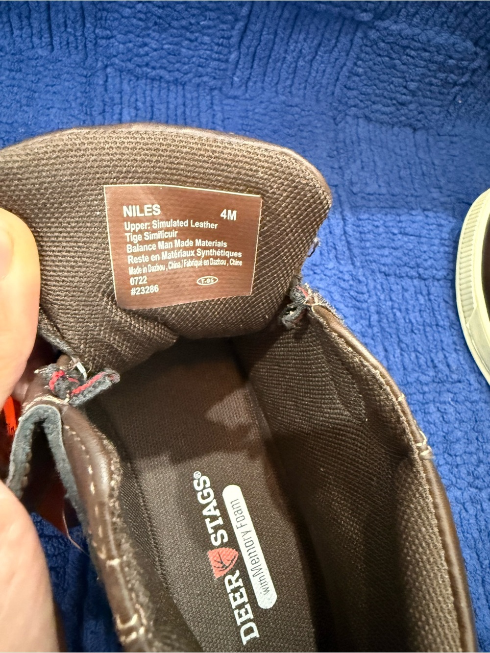 Deer Stags Brown Kids' High-Top Boot with Red-Accent Laces - Picture 7 of 8